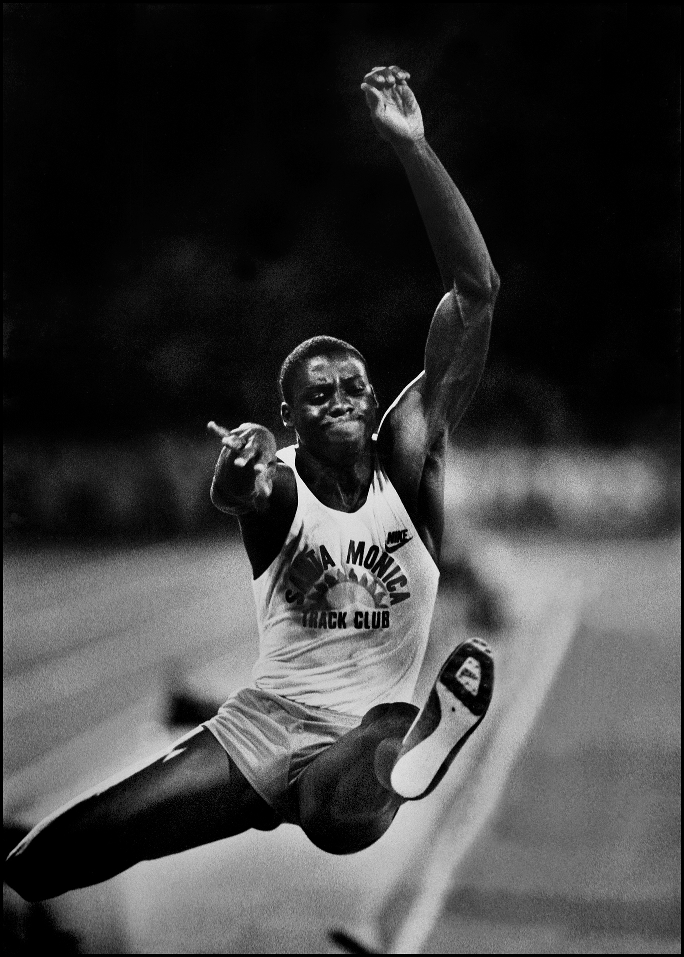 'Carl Lewis' Brussels, Belgium 1983